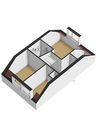 Floorplan - 't Boonrak 48, 2235 EG Valkenburg